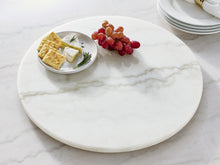 Load image into Gallery viewer, Arken - White Marble Lazy Susan - White