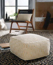 Load image into Gallery viewer, Adamont - Tan / Ivory - Pouf
