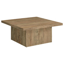 Load image into Gallery viewer, Devar - Square Engineered Wood Coffee Table - Mango Brown