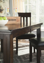 Load image into Gallery viewer, Haddigan - Dark Brown - Rectangular Dining Room Extension Table