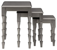 Load image into Gallery viewer, Larkendale - Metallic Gray - Accent Table Set (Set of 3)