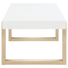 Load image into Gallery viewer, Pala - Rectangular Coffee Table - White High Gloss And Natural