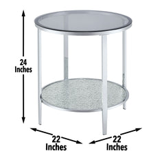 Load image into Gallery viewer, Frostine - Side Table - Silver