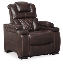 Load image into Gallery viewer, Warnerton - Brown Dark - Pwr Recliner/Adj Headrest