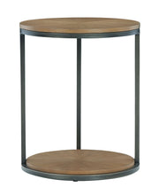 Load image into Gallery viewer, Fridley - Brown / Black - Round End Table