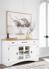 Load image into Gallery viewer, Ashbryn - White / Natural - Dining Room Server