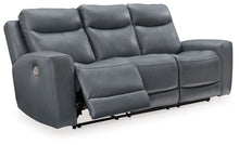 Load image into Gallery viewer, Mindanao - Steel - 2 Pc. - Power Reclining Sofa, Power Reclining Loveseat With Console