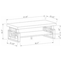 Load image into Gallery viewer, Schmitt - Rectangular Coffee Table - White High Gloss