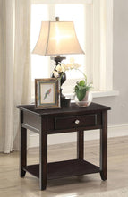 Load image into Gallery viewer, Bradford - 1-Drawer Square Wood End Table - Walnut