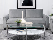 Load image into Gallery viewer, Davis - Upholstered Rolled Arm Sofa - Gray
