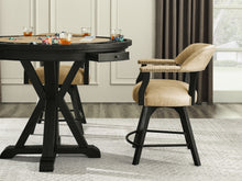Load image into Gallery viewer, Rylie - 6 Piece Counter Dining Set (Counter Table With Game Top &amp; 4 Counter Chairs) - Black / Sand
