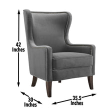 Load image into Gallery viewer, Rosco - Velvet Wingback Chair