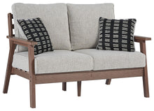 Load image into Gallery viewer, Emmeline - Brown / Beige - Loveseat W/Cushion