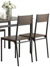 Load image into Gallery viewer, Lana - 5 Piece Rectangular Dining Set - Dark Brown And Black