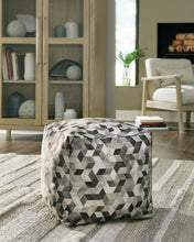 Load image into Gallery viewer, Albermarle - Gray / Brown - Pouf