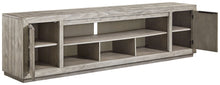 Load image into Gallery viewer, Naydell - Gray - XL TV Stand w/Fireplace Option