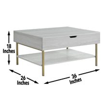 Load image into Gallery viewer, Whitman - Lift-Top Coffee Table - White