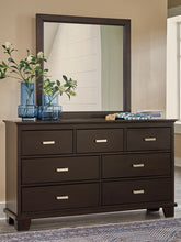 Load image into Gallery viewer, Covetown - Dark Brown - Dresser And Mirror