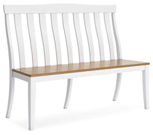 Load image into Gallery viewer, Ashbryn - White / Natural - Double Dining Chair