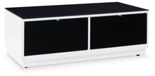 Load image into Gallery viewer, Gardoni - White / Black - Rectangular Cocktail Table