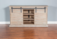 Load image into Gallery viewer, TV Console With Barn Door - Beige