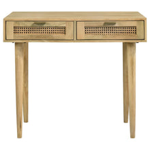 Load image into Gallery viewer, Zamora - 2-Drawer Entryway Console Accent Table - Natural