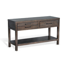 Load image into Gallery viewer, Dundee - Sofa / Console Table - Dark Brown