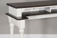 Load image into Gallery viewer, Carriage House - Console Table - White / Dark Brown