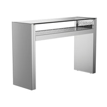 Load image into Gallery viewer, Edna - Mirrored Acrylic Console Table LED Lighting - Silver