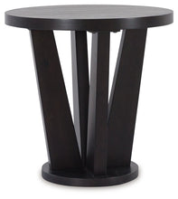 Load image into Gallery viewer, Chasinfield - Dark Brown - Round End Table