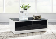 Load image into Gallery viewer, Gardoni - White / Black - Rectangular Cocktail Table