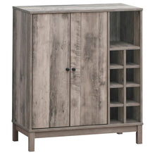 Load image into Gallery viewer, Cheyenne - 2 Door Home Bar Wine Cabinet - Weathered Acacia