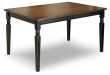 Load image into Gallery viewer, Owingsville - Black / Brown - Rectangular Dining Room Table