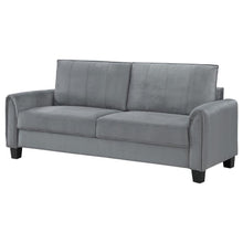 Load image into Gallery viewer, Davis - Upholstered Rolled Arm Sofa - Gray