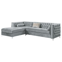 Load image into Gallery viewer, Bellaire - Upholstered Storage Chaise Sectional Sofa - Gray