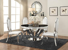 Load image into Gallery viewer, Anchorage - 5 Piece Round Stainless Steel Dining Set - Chrome