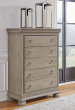 Load image into Gallery viewer, Lexorne - Gray - Five Drawer Chest