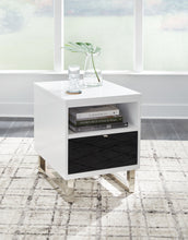 Load image into Gallery viewer, Gardoni - White / Black - Chair Side End Table