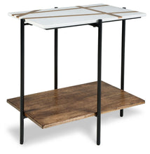 Load image into Gallery viewer, Braxmore - White / Light Brown - Accent Table