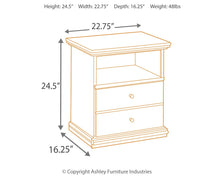 Load image into Gallery viewer, Maribel - Black - One Drawer Night Stand