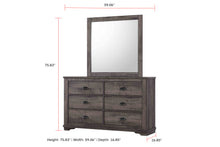 Load image into Gallery viewer, Coralee - Dresser, Mirror