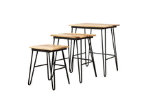 Load image into Gallery viewer, Tristan - Nesting Tables - Light Brown