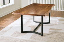 Load image into Gallery viewer, Fortmaine - Brown / Black - Rectangular Dining Room Table