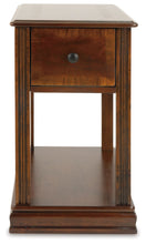 Load image into Gallery viewer, Breegin - Brown - Chair Side End Table - Removable Tray