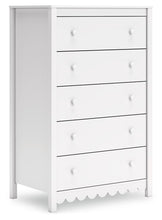 Load image into Gallery viewer, Hallityn - White - Five Drawer Chest