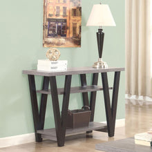 Load image into Gallery viewer, Stevens - 2-Shelf Engineered Wood Entryway Console Table - Gray