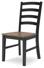 Load image into Gallery viewer, Wildenauer - Brown / Black - Dining Room Side Chair (Set of 2)