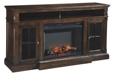 Load image into Gallery viewer, Roddinton - Dark Brown - XL TV Stand w/Fireplace Option