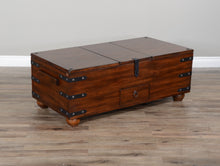 Load image into Gallery viewer, Santa Fe - Trunk Coffee Table - Dark Brown