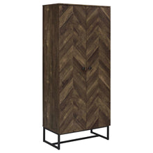 Load image into Gallery viewer, Carolyn - 2 Door Engineered Wood Accent Cabinet - Rustic Oak
